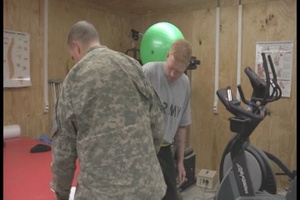 2nd SCR Soldiers Treat Wouned Warriors In Country (short)