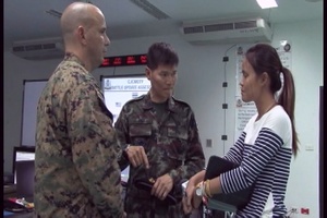 Col. Hatton and 2nd Lt. Kirk