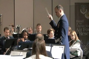 Air Force Reserve Band Performs Florida A&M University Band