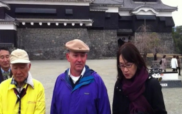 Lt. Gen. Benjamin R. Mixon, Kumamoto Castle Visit