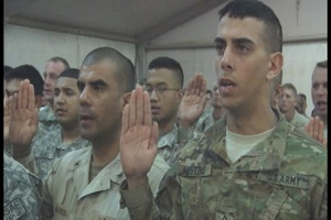 Service Members Become U.S. Citizens in Kandahar, Afghanistan, Short Package