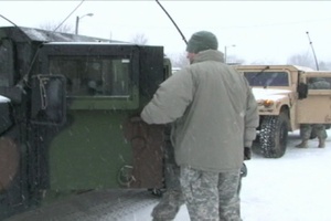 Illinois National Guard Soldiers Respond to Winter Emergency