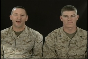 Maj. Jason Janczak and Sgt. Brandon Owen Super Bowl Interview, Part 1
