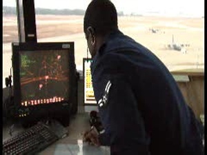 Tower Shots Air Traffic Controllers Land Planes