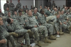 Soldier Training at Camp Atterbury Kick back to enjoy Super Bowl