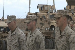 CLR-15 Marines Receive Purple Heart Medals