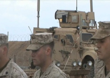 CLR-15 Marines Receive Purple Heart Medals