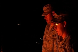 Airmen and Soldiers Enjoy Bonfire - Part 1
