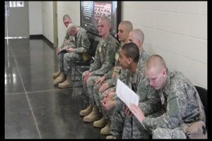 Soldiers Give Straight from the Heart for Valentine's Day Blood Drive