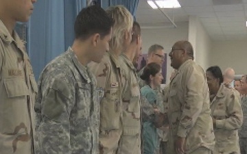 Top Medical Officers Visit Health Care Professionals at Kandahar Airfield - Package, Short