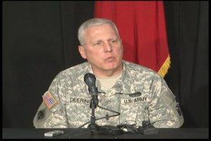 45th IBCT Deployment Ceremony Press Conference, Part 1