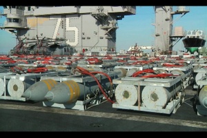 USS Harry S Truman Performs Transfer with USNS Sacagawea