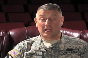 Command Sgt. Majl Chandler Discuss Transitioning to Sergeant Major of the Army