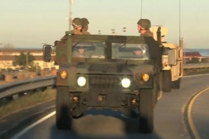 Exercise Iron Fist Convoy to Command Post