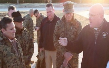 Gov. Calvo Meets with Marine Officials at Pentagon