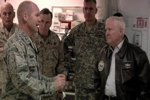 SECDEF Visits Bagram Airfield