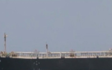 Motor Vessel Guanabara - Long Shot with Raft