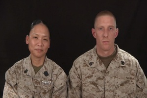 Petty Officer 1st Class Chat Rice and Staff Sgt. Jeff Rice
