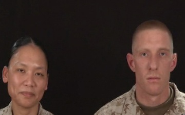 Petty Officer 1st Class Chat Rice and Staff Sgt. Jeff Rice