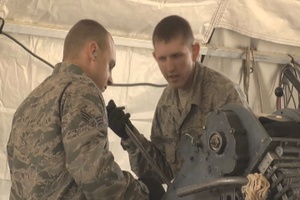Airmen Sort 30mm Ammunition at Kandahar Airfield, Long Version