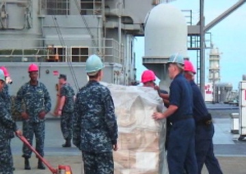 USS Blue Ridge HADR Onload, Part 3