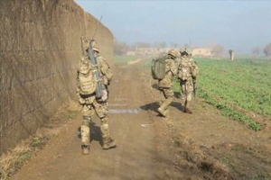 Irish Guards Conduct Security Operation