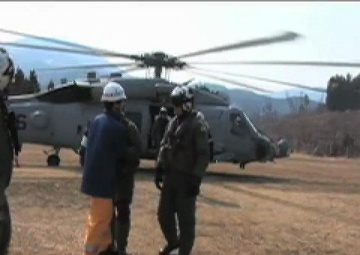 Black Knights Drop Off Supplies to Japanese Nationals