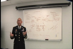 Maj. Gen. Luis R. Visot Briefly Explains Tour De Army To Soldiers of the 14th QM