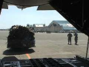 Air Force MC-130P transport Marines during Operation Tomodachi