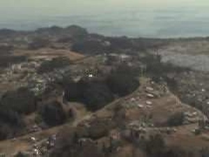 CH46 Fly Over Sendai, Japan, Alt. Version