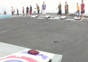 USS Enterprise Steel Beach Picnic