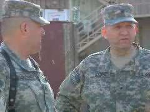 Brig. Gen. Timothy Reisch Visits Deployed Soldiers