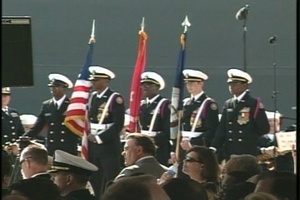 USS Arlington Christening
