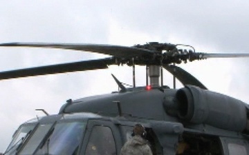 HH-60 Pave Hawk And Crew Prepares For Mission