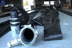 Joint Task Force Members Pack Water Tubes