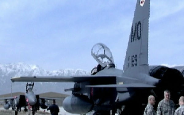 F-15 Changeover at Bagram Airfield