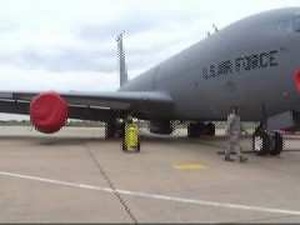 RAF Mildenhall-100 Aircraft Maintenance Squadron Personnel Perform Thru Flight