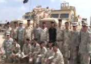 Command Sgt. Maj. Earl Rice Visits K1 - Iraqi Army Compound