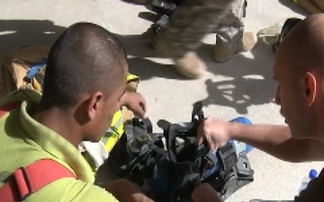 3rd Generation Firefighter Trains Afghan Counterparts - Broll