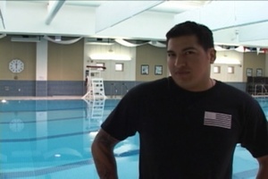 Water Survival Training Interview Staff Sgt Emanuel Espino-Mata