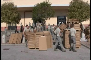 Setup Cots for Airmen Leadership School