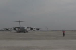 Initial Response Force Arrives at Yokota AFB
