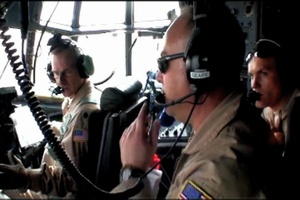Airmen Prepare a C-130 Hercules Prior to a Mission