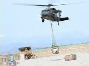 Sling Load Ops Serve the Battlefield