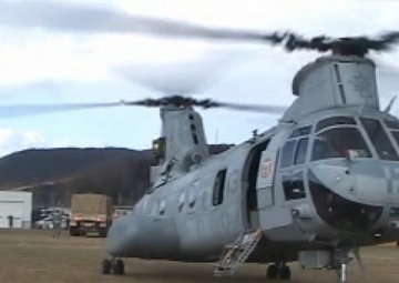 HMM 265 Delivering Supplies to JSDF