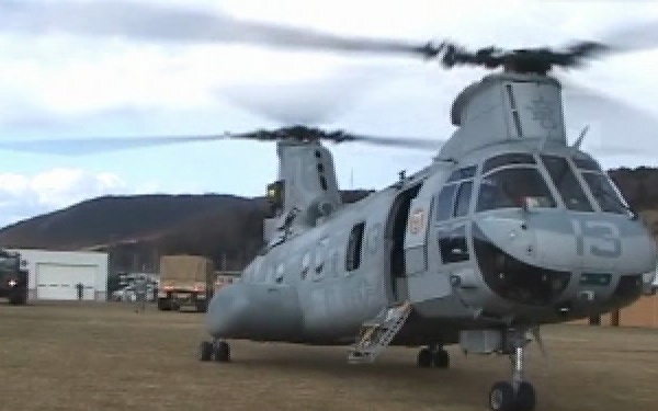 HMM 265 Delivering Supplies to JSDF