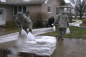 North Dakota National Guard QRF Team Responds to Flooding