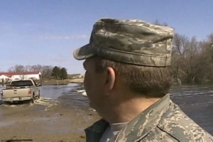 North Dakota National Guard Responding to Rural Flood Emergency