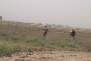 1-1 BSTB Teaches Iraqi Army Intelligence Battalion Land Navigation: BROLL