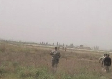 1-1 BSTB Teaches Iraqi Army Intelligence Battalion Land Navigation: BROLL
